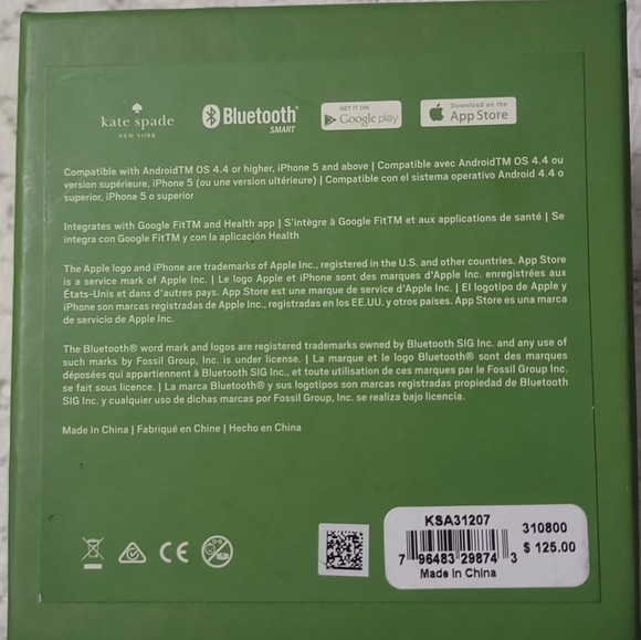 Kate Spade Activity Tracker Bluetooth Smart Watch - Picture 7 of 7